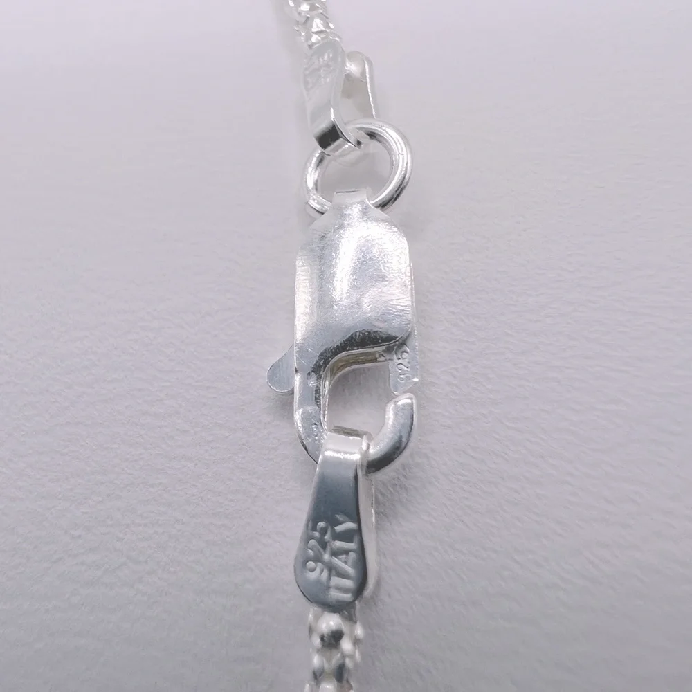 Genuine Citrine .925 Sterling Silver Moon Necklace - Picture 17 of 17